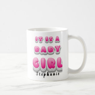 Taza De Café It's a Girl! El género revela el regalo de la pelu