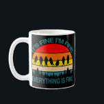 Taza De Café It's Fine I'm Fine Everything Is Fine Fun Birds<br><div class="desc">It's Fine I'm Fine Everything Is Fine Fun Birds Mother's Day Gift. Perfect gift for your dad,  mom,  papa,  men,  women,  friend and family members on Thanksgiving Day,  Christmas Day,  Mothers Day,  Fathers Day,  4th of July,  1776 Independent day,  Veterans Day,  Halloween Day,  Patrick's Day</div>
