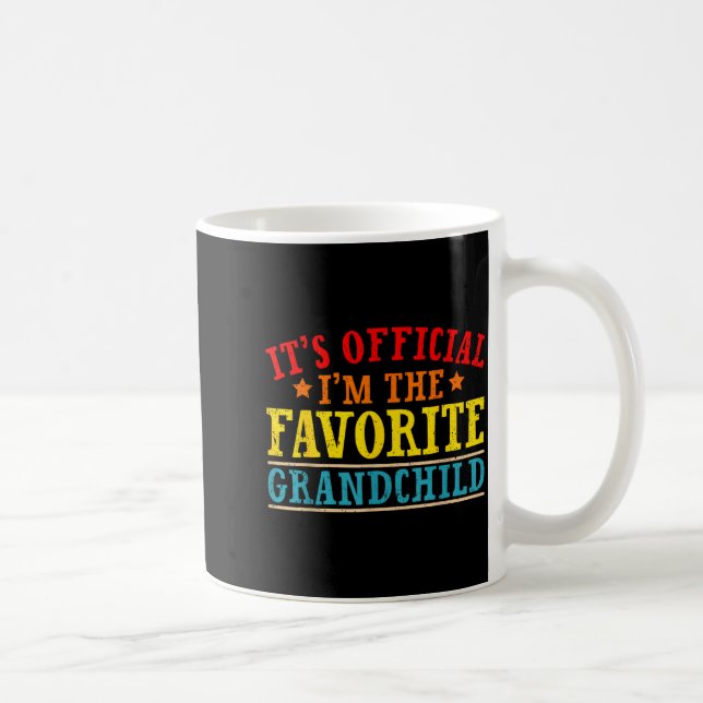 Taza De Café It's I'm The Favorite Granhild Funny Family  (Derecha)