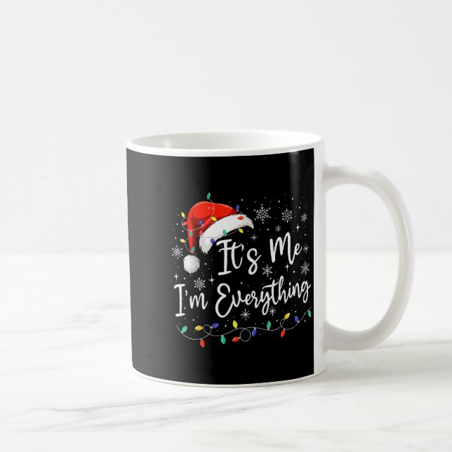 Taza De Café It's Me I'm Everything Christmas Light Couple Matc (Derecha)
