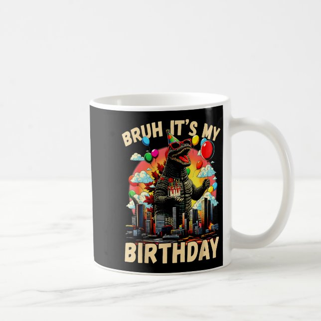 Taza De Café It's My Birthday Kaiju Birthday Party Japan Monste (Derecha)