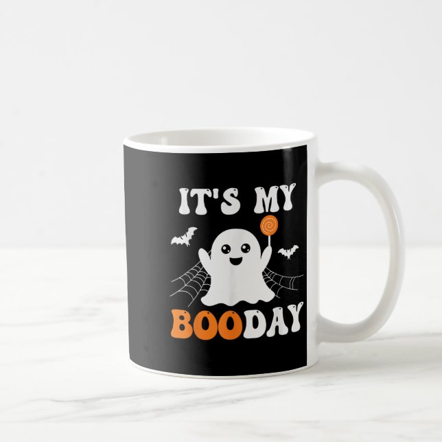 Taza De Café It's My Booday Ghost Birthday  (Derecha)