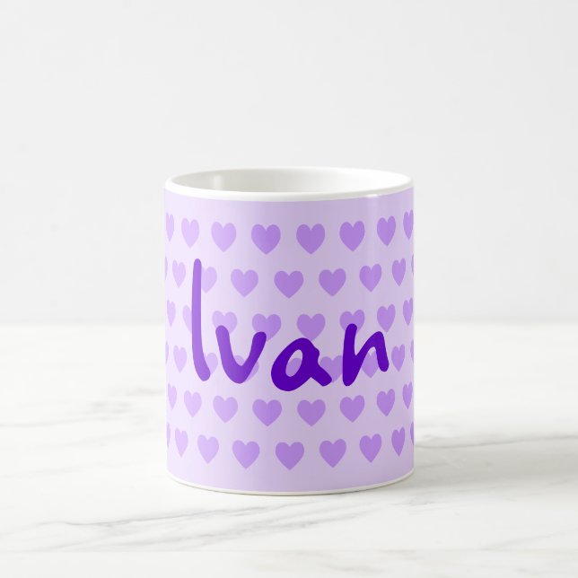 Taza De Café Iván en morado (Centro)