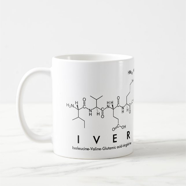 Taza De Café Iver peptidae name mug (Izquierda)