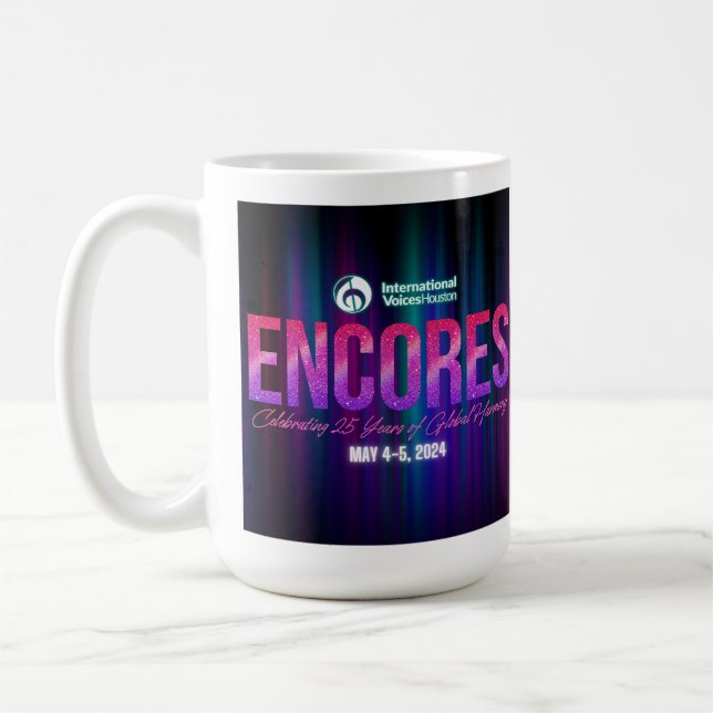 Taza De Café IVH ENCORES/25 Aniversario Mug (Izquierda)