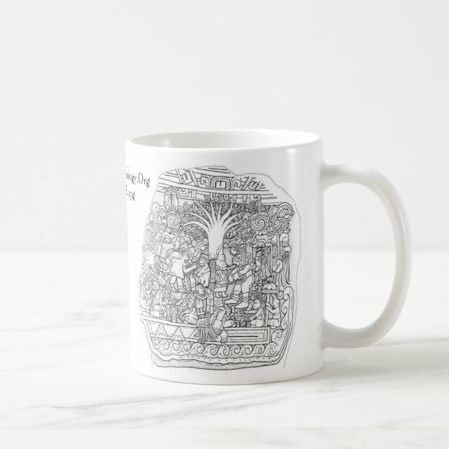 Taza De Café Izapa Stela 5 (Derecha)