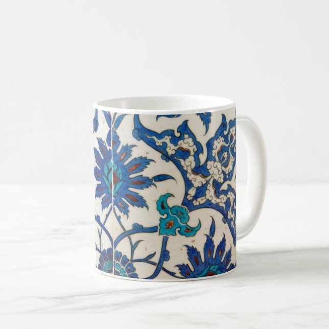Taza De Café Iznik Tiles Blue