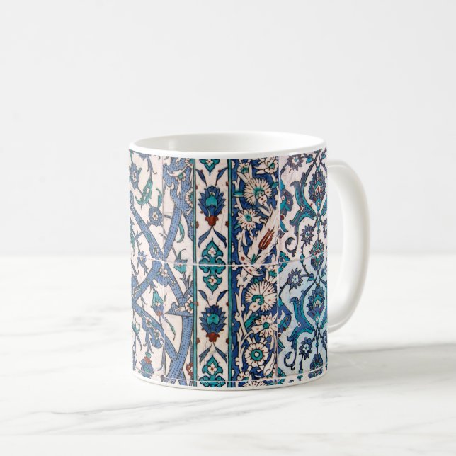 Taza De Café Iznik Tiles entrelazados (Anverso derecho)