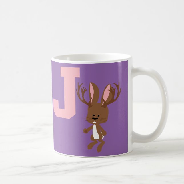 Taza De Café J es para Jackalope (Derecha)