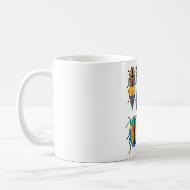 Taza De Café J es para Jewel Beetle (Izquierda)