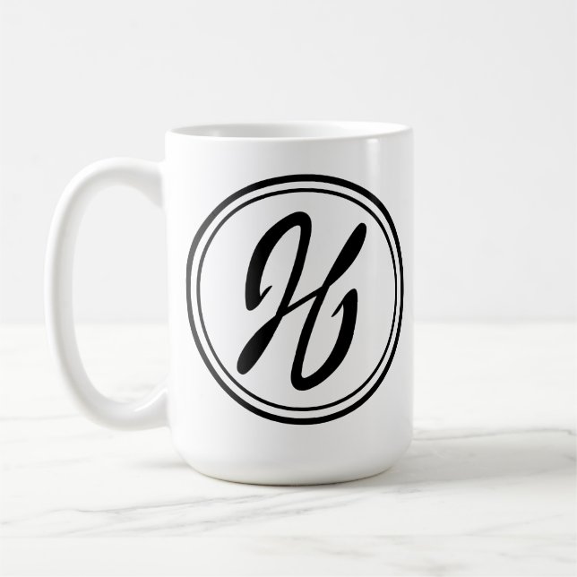 Taza De Café J. J. Hanna Logo Mug (Izquierda)