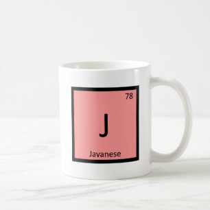 Taza De Café J - Tabla Periódica de Elementos de Química de Gat