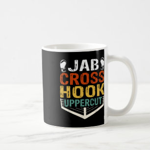 Taza De Café Jab Cross Hook Uppercut Boxer Entrenamiento Hombre