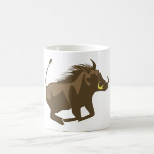 Taza De Café Jabalí fieramente boar