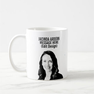 TAZA DE CAFÉ JACINDA ARDERN PERSONALIZADO