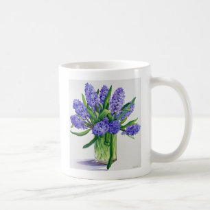 Taza De Café Jacintos azules