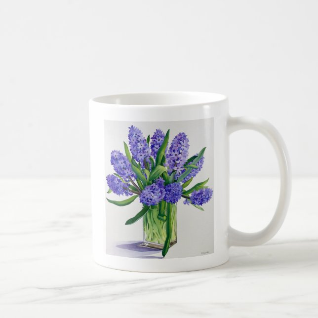 Taza De Café Jacintos azules (Derecha)