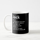 Taza De Café JACK Definition Personalized Name Funny Birthday G<br><div class="desc">JACK Definition Personalized Name Funny Birthday Gift Idea</div>