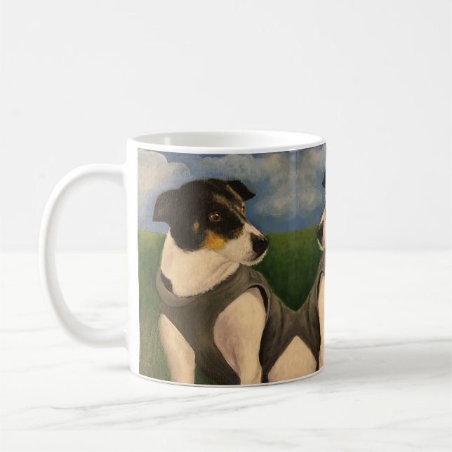 Taza De Café Jack el Perro Bonito (Izquierda)