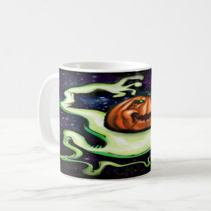 Taza De Café Jack-o-lantern fantasmal