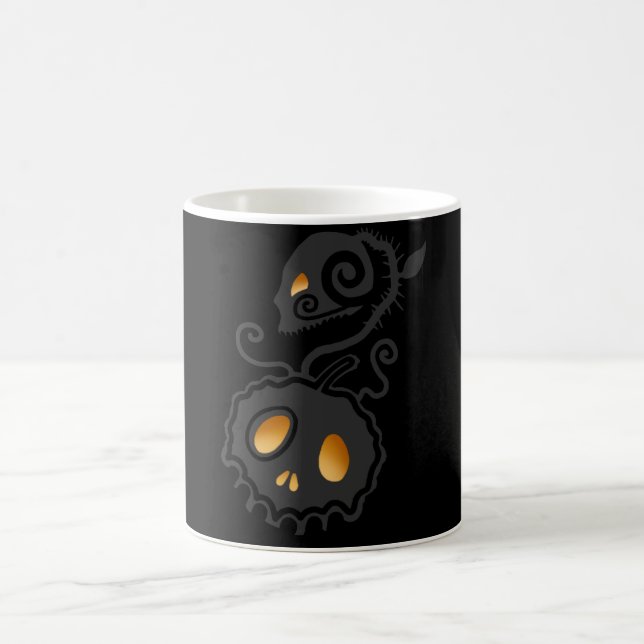 Taza De Café Jack O Lantern Gslow Skull Vine (Centro)