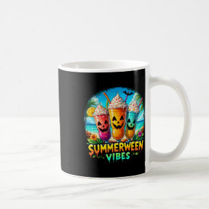 Taza De Café Jack-o-lantern Summerween Vibes Skeleton Summer Wa