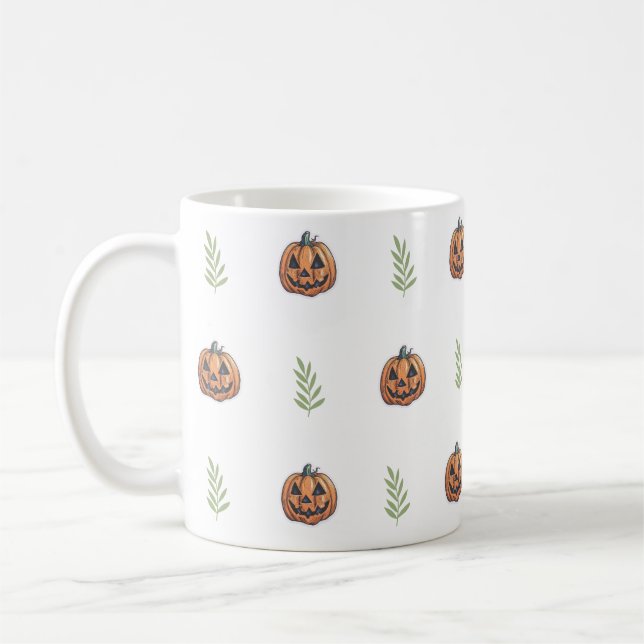 Taza De Café Jack O' LanternHappy Haloween (Izquierda)