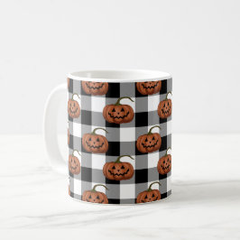 Taza De Café Jack O Lanterns en la verificación de búfalos, Hal