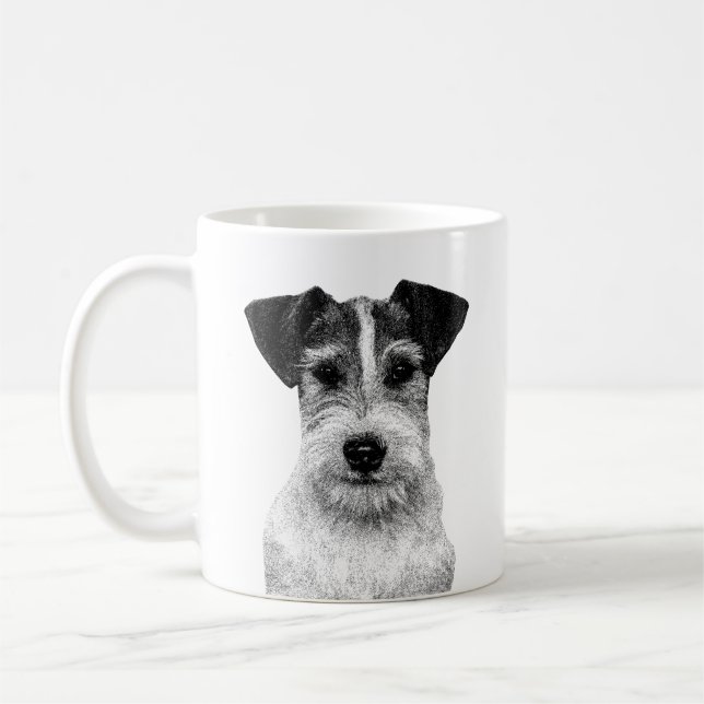 Taza De Café Jack Russell I Love My Jack Russel (Izquierda)