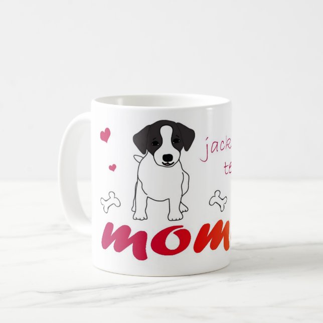 Taza De Café jack russell terrier (Anverso izquierdo)