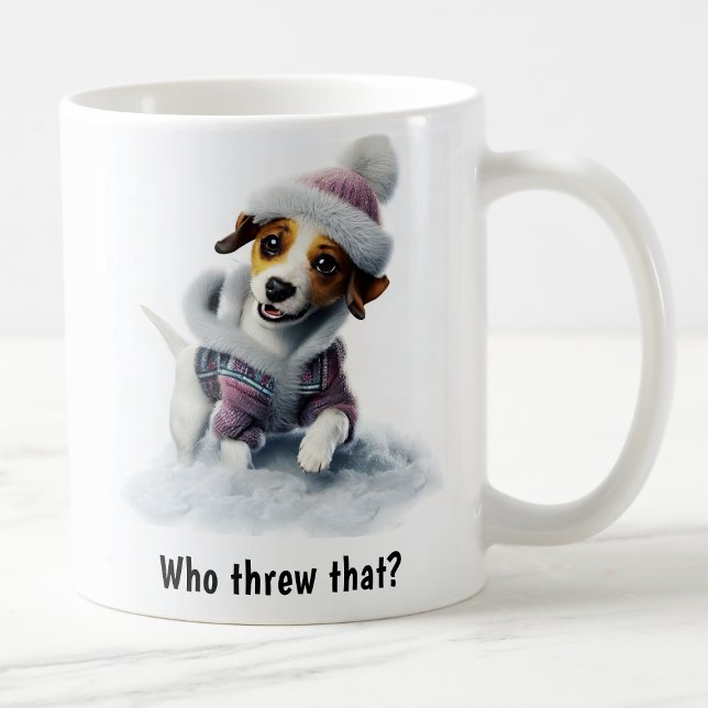Taza De Café Jack Russell Terrier Acogedor Personalizable Día d (Subido por el creador)