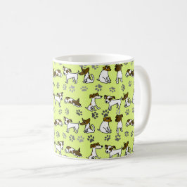 Taza De Café Jack Russell Terrier Cartoon Mug