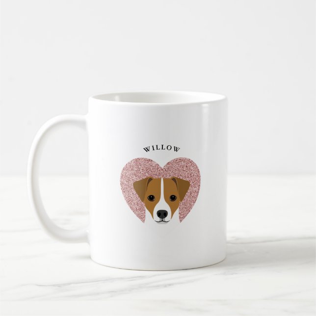 Taza De Café Jack Russell Terrier Mugs (Izquierda)