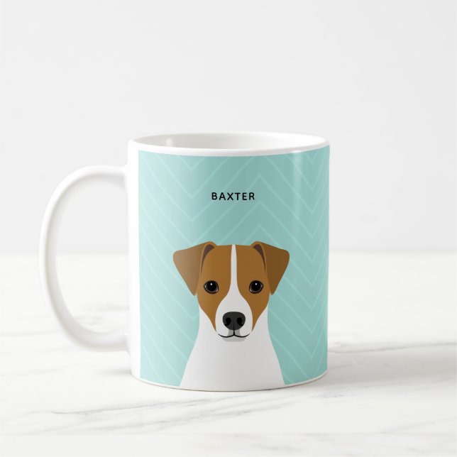 Taza De Café Jack Russell Terrier Mugs (Izquierda)