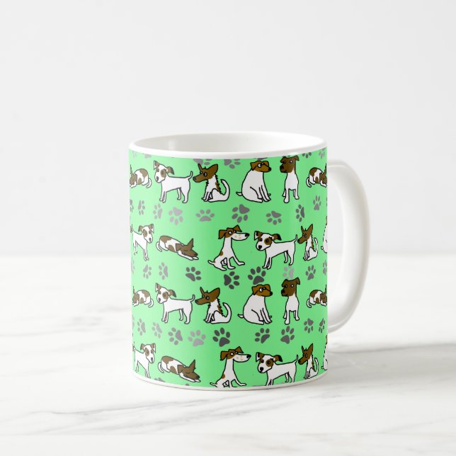 Taza De Café Jack Russell Terrier Personalizado Mug (Anverso derecho)