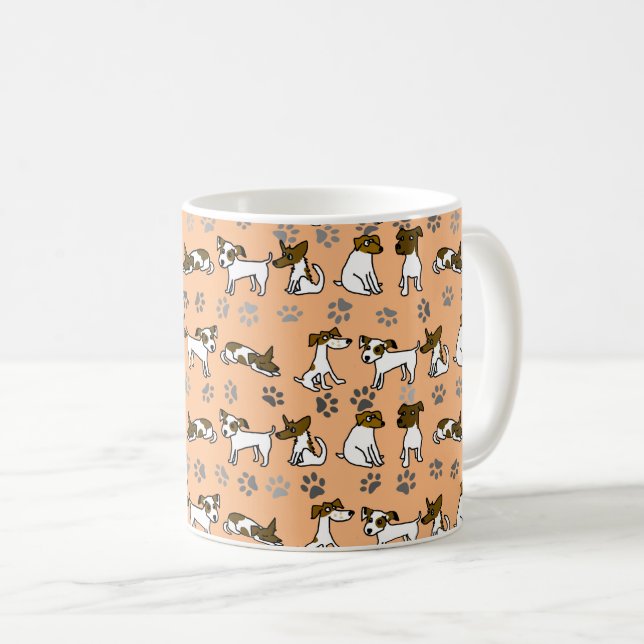 Taza De Café Jack Russell Terrier Personalizado Mug (Anverso derecho)