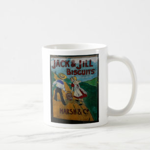 Taza De Café Jack y poster de la publicidad del vintage de las