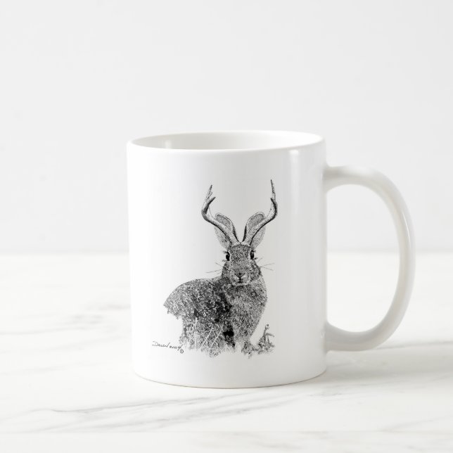 Taza De Café Jackalope (Derecha)