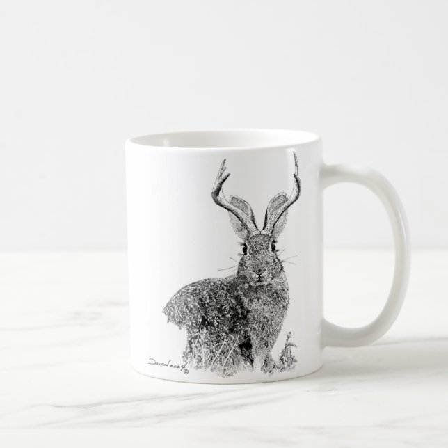 Taza De Café Jackalope (Derecha)