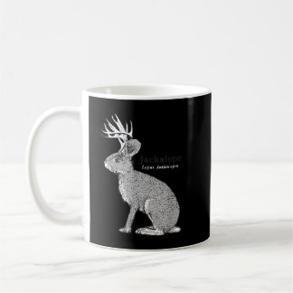 Taza De Café Jackalope Funny Rabbit