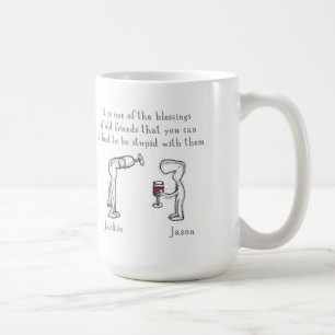 Taza De Café Jackie y Jason