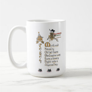 Taza De Café Jacko Lantern Calabaza de gatos Vintage Halloween