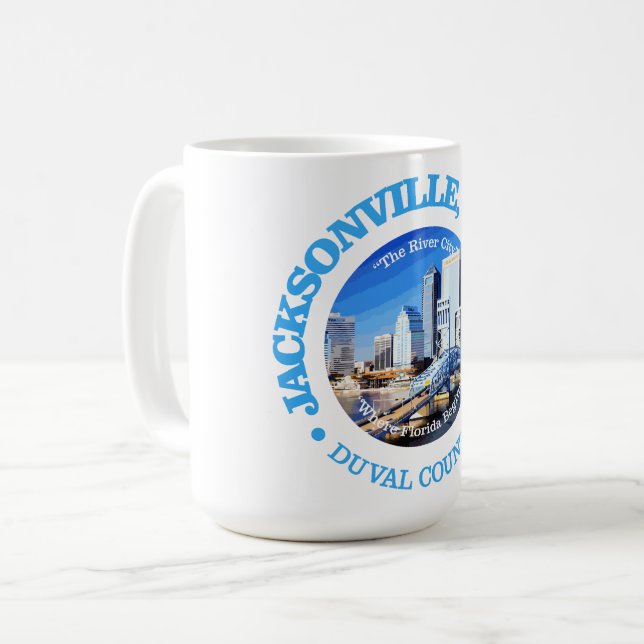 Taza De Café Jacksonville (ciudades) (Anverso izquierdo)