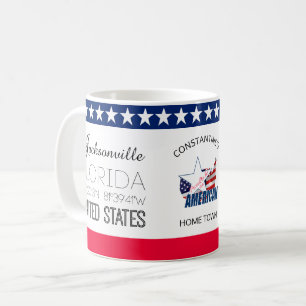 Taza De Café Jacksonville, Florida, Estados Unidos elegante