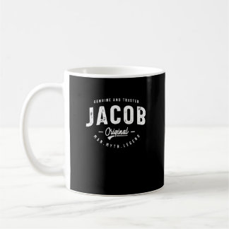 Taza De Café Jacob Nombre Personalizado Mens Cumpleaños