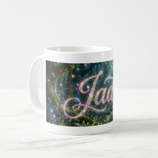 Taza De Café Jade cosmic flowers