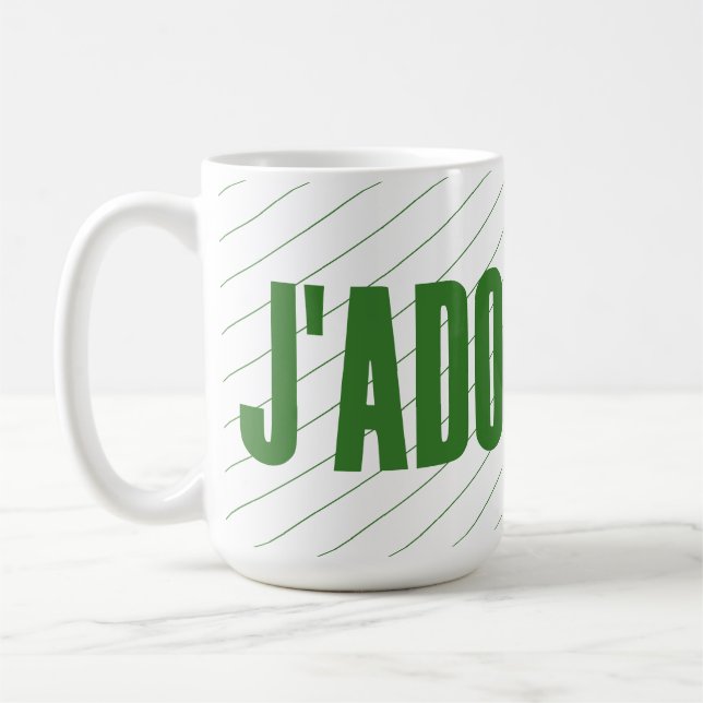 Taza De Café ¡J'adore Noël! (Izquierda)