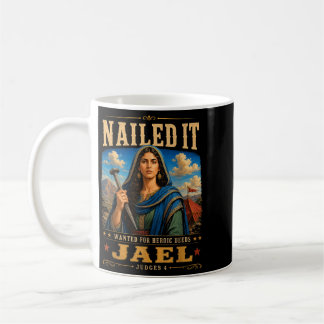 Taza De Café Jael Jueces 4 Clavado Buscado Por Hazañas Heroicas