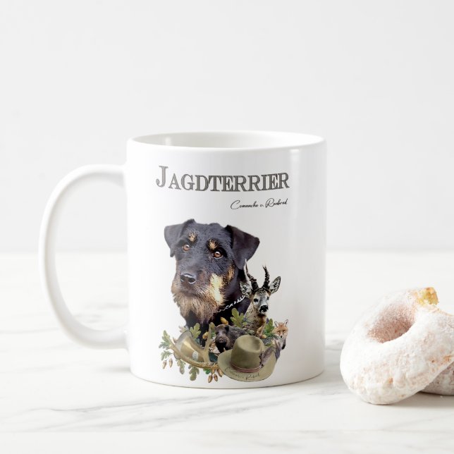 Taza De Café Jagdterrier (Con donut)