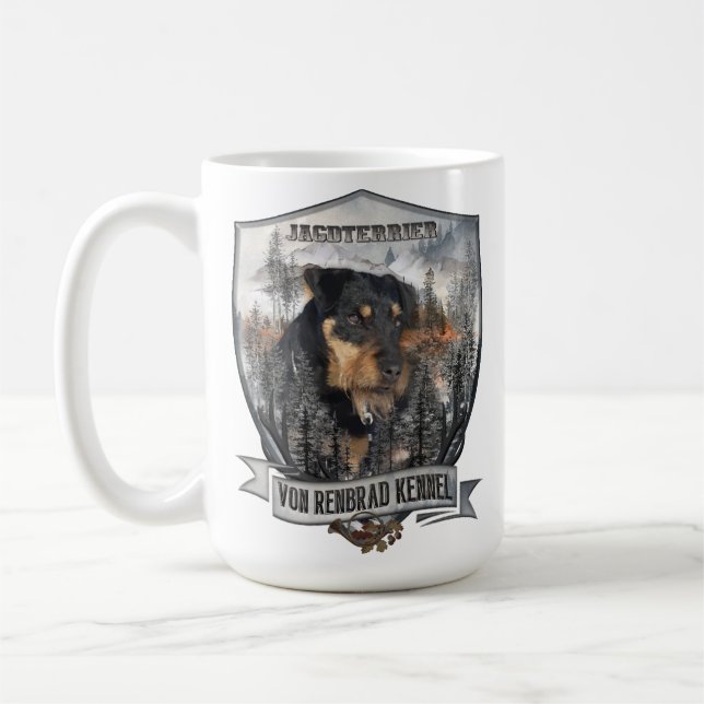 Taza De Café Jagdterrier Apache v. Renbrad  (Izquierda)
